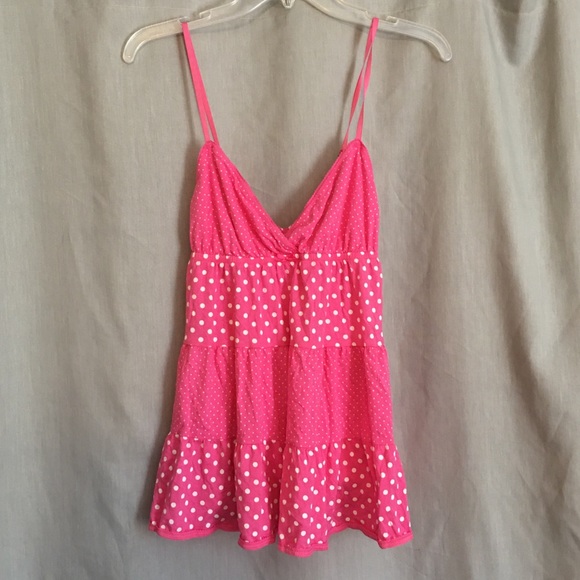 PINK Victoria's Secret Tops - Pink Victoria Secret Spaghetti Strap Camisole Sz M